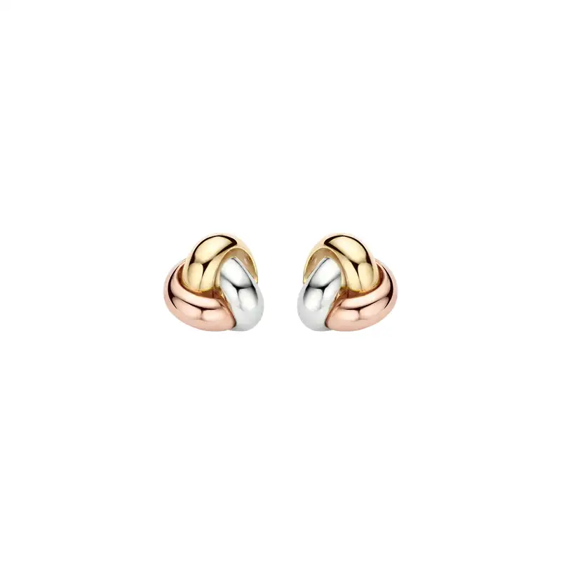 Blush Oorbellen 7145WYR -  Wit, Rosé en Geel Goud (14k)